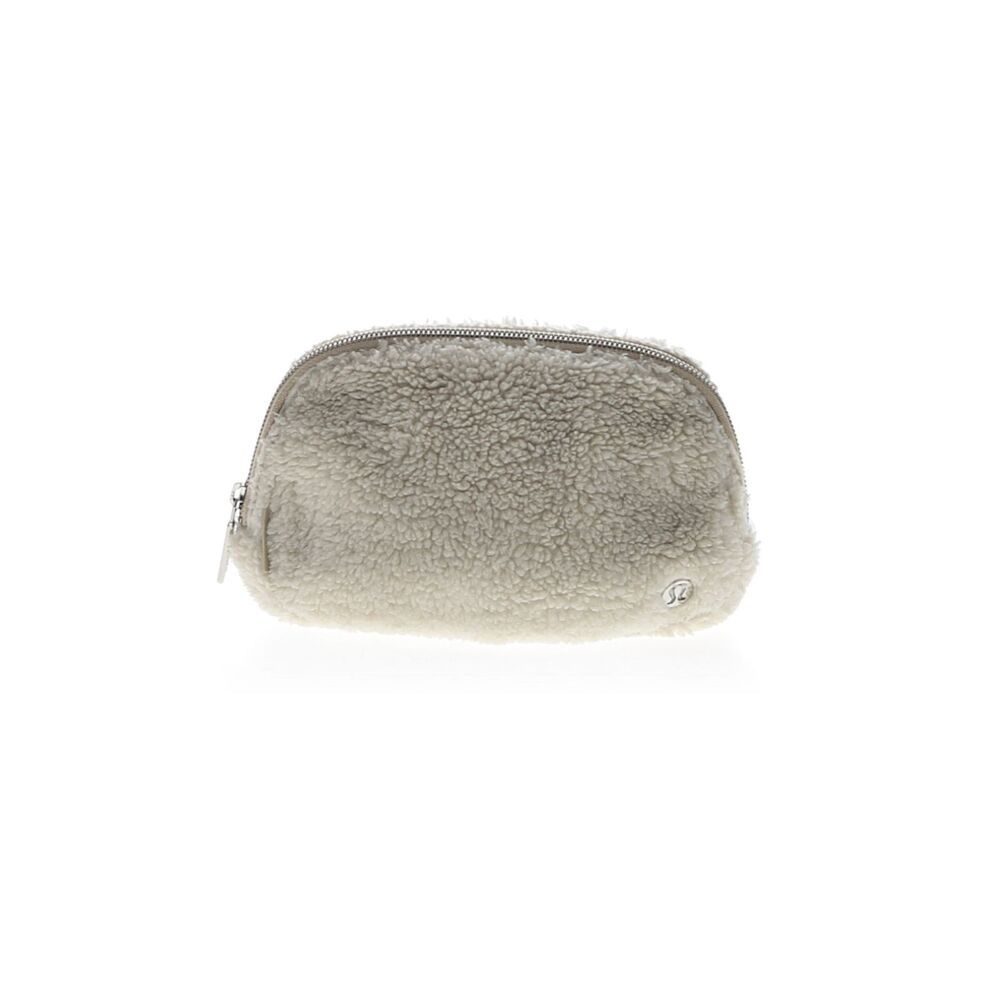 Lululemon Ivory Sherpa Fleece Belt Bag Crossbody Waist Pack Neutral Cream